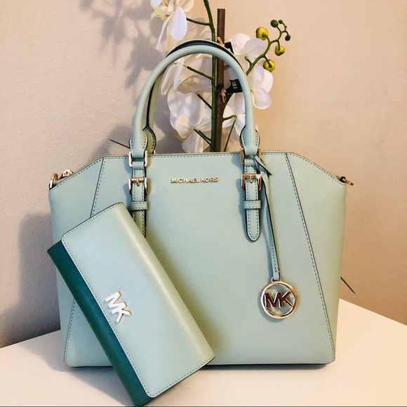 Michael Kors Handbags - Michael kors Ciara Large Satchel & Wallet set NWT